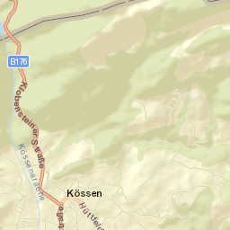 Kössen Street Map