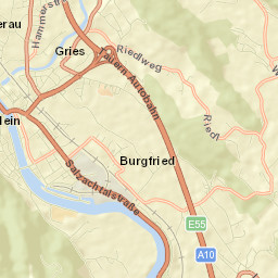 Hallein Street Map