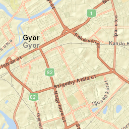 Győr Street Map