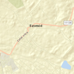 Szomód Street Map