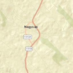 Nagysáp Street Map