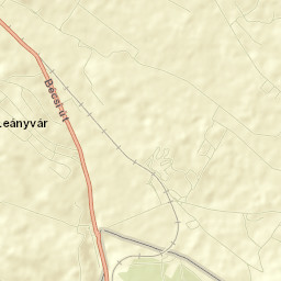 Leányvár Street Map
