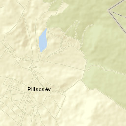 Piliscsév Street Map