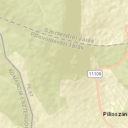 Pilisszántó Street Map