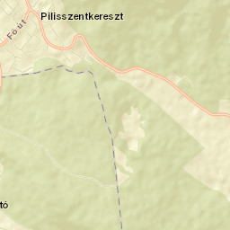 Pilisszentkereszt Street Map