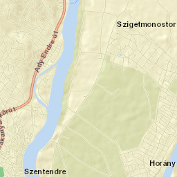 Szentendre Street Map