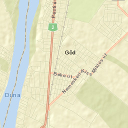 Göd Street Map