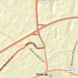 Hatvan Street Map