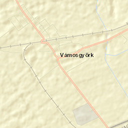 Vámosgyörk Street Map