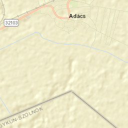 Adács Street Map