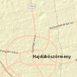 Hajdúböszörmény Street Map