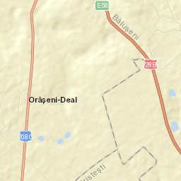 Orășeni-Deal Street Map
