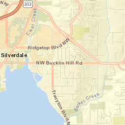 Silverdale Street Map