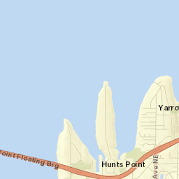 Yarrow Point Street Map