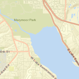 Sammamish Street Map
