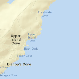 Upper Island Cove Street Map