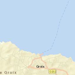 Groix Street Map