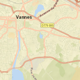 Vannes Street Map
