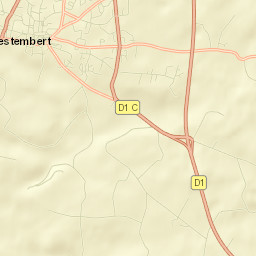 Questembert Street Map