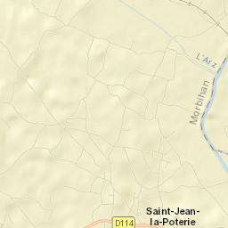 Saint-Jean-la-Poterie Street Map