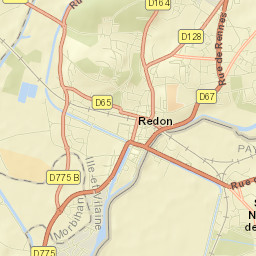 Redon Street Map