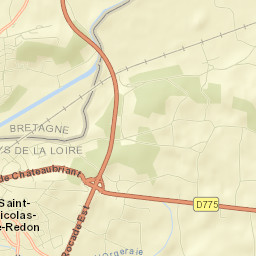 Saint-Nicolas-de-Redon Street Map
