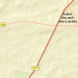 Saint-Vincent-des-Landes Street Map