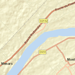 Montlivault Street Map