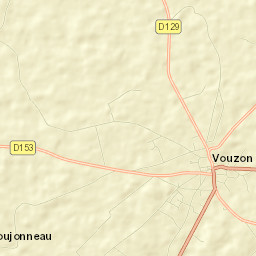 Vouzon Street Map