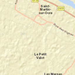 Saint-Martin-sur-Ocre Street Map