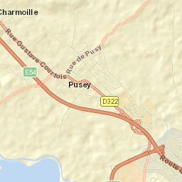 Pusey Street Map