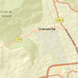 Cravanche Street Map