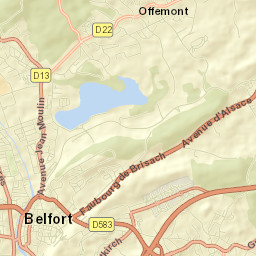 Offemont Street Map