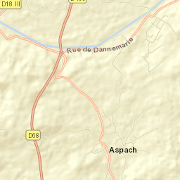 Aspach Street Map