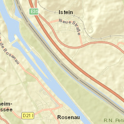 Rosenau Street Map