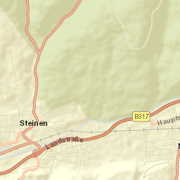 Steinen Street Map