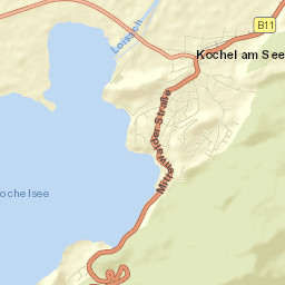 Kochel Street Map