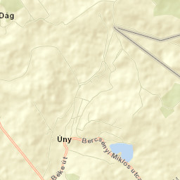 Úny Street Map