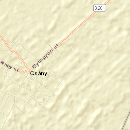 Csány Street Map