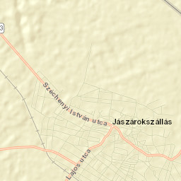Jászárokszállás Street Map