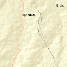Comuna Crucişor Street Map