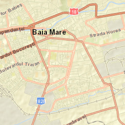 Baia Mare Street Map
