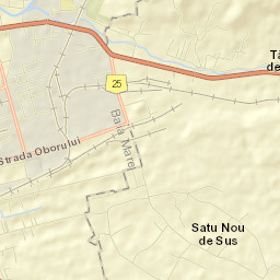 Satu Nou de Sus Street Map