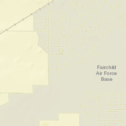 Fairchild Air Force Base Street Map