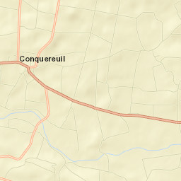 Conquereuil Street Map