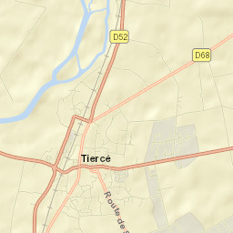 Tiercé Street Map