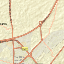 Villebarou Street Map