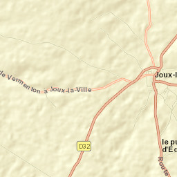 Joux-la-Ville Street Map