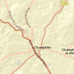 Champlitte-la-Ville Street Map