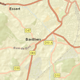 Bavilliers Street Map